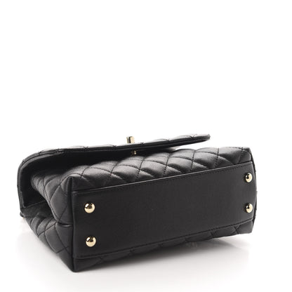 Chanel Caviar Quilted Mini Coco Handle Flap Black 4 of 11