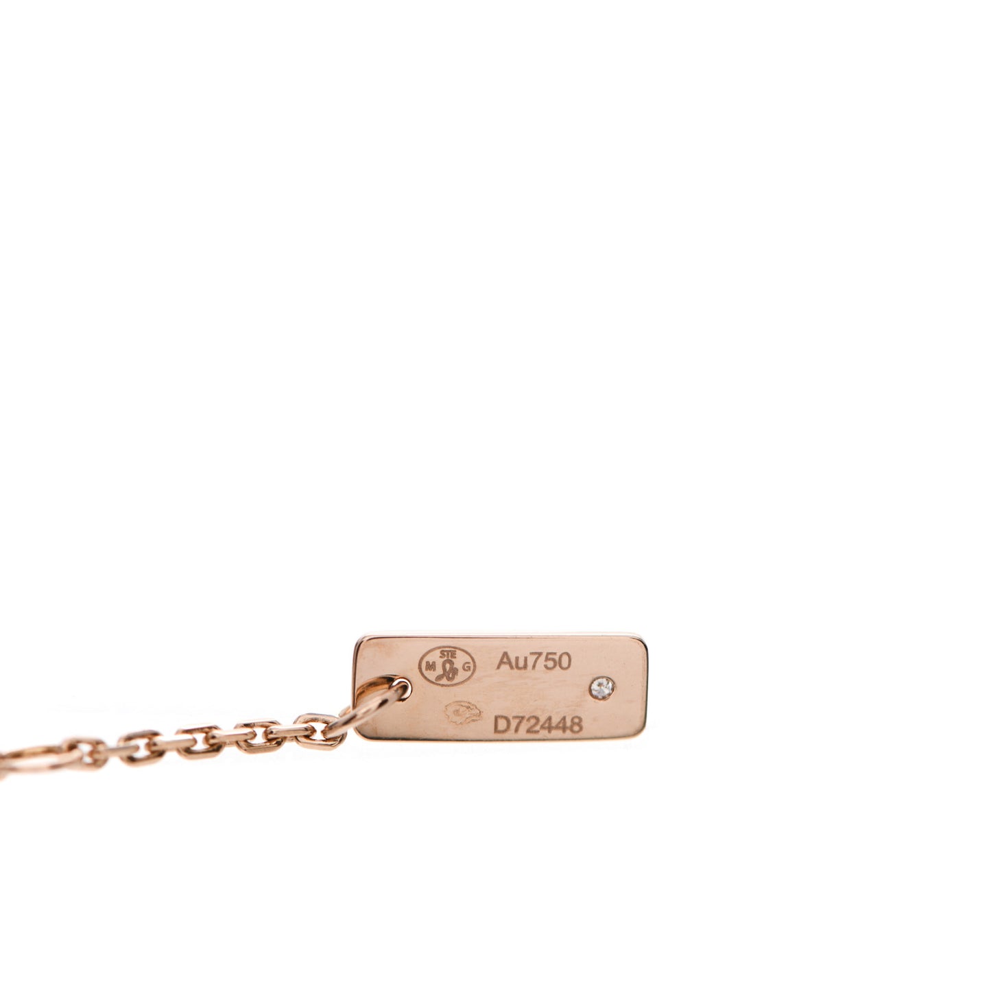 18K Rose Gold Diamond Pave Baby Move Classic Bracelet