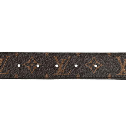 Louis Vuitton Monogram Epi 35mm LV Circle Reversible Belt 75 30 Black 5 of 6