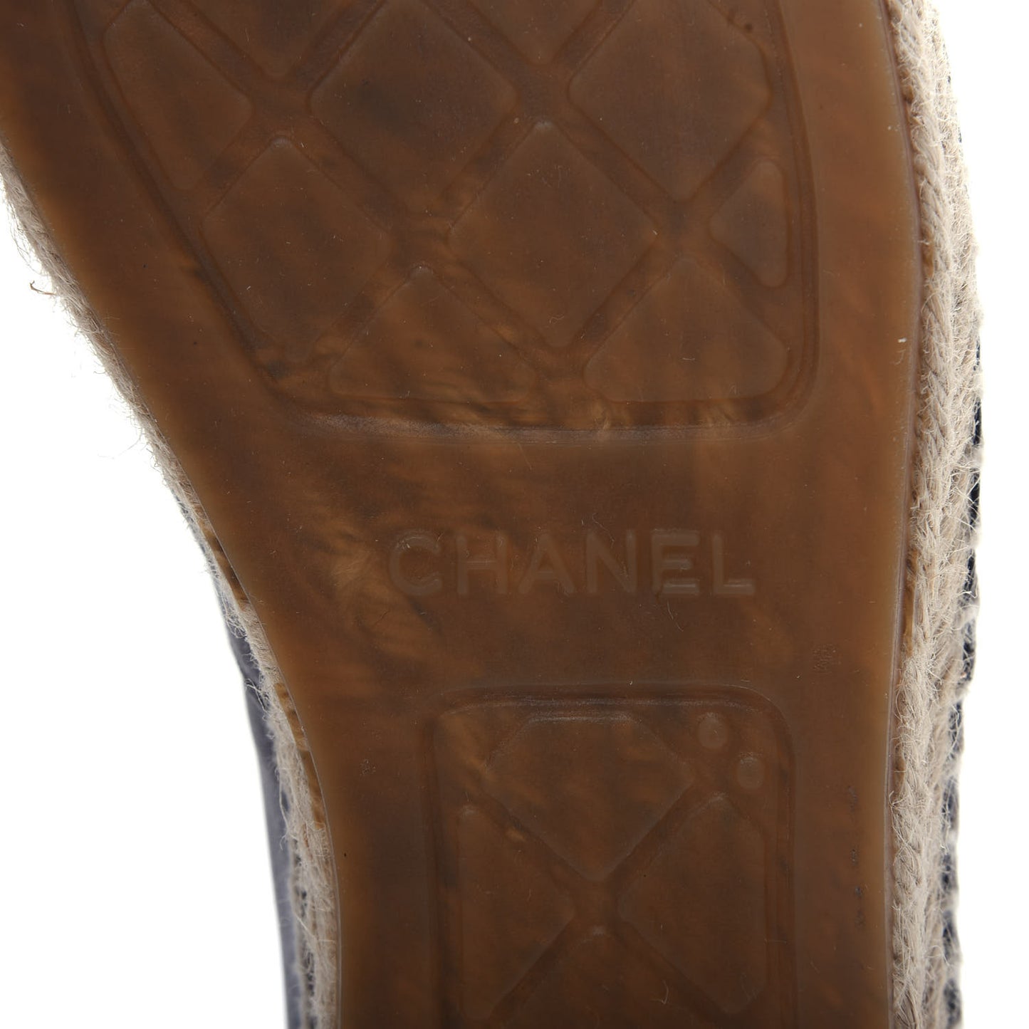 Lambskin CC Espadrilles 42 Black