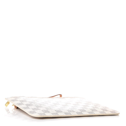 Louis Vuitton Damier Azur Neverfull MM GM Pochette Rose Ballerine 4 of 8