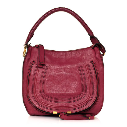 Chloe Calfskin Medium Marcie Hobo Peony Red 1 of 17