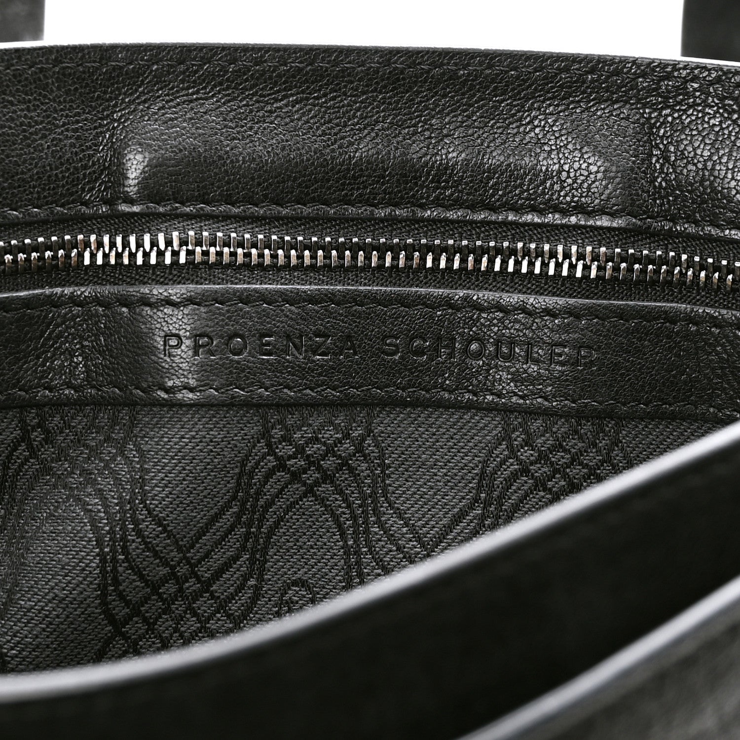 Proenza Schouler Lambskin PS1 Pochette Clutch Black 7 of 8