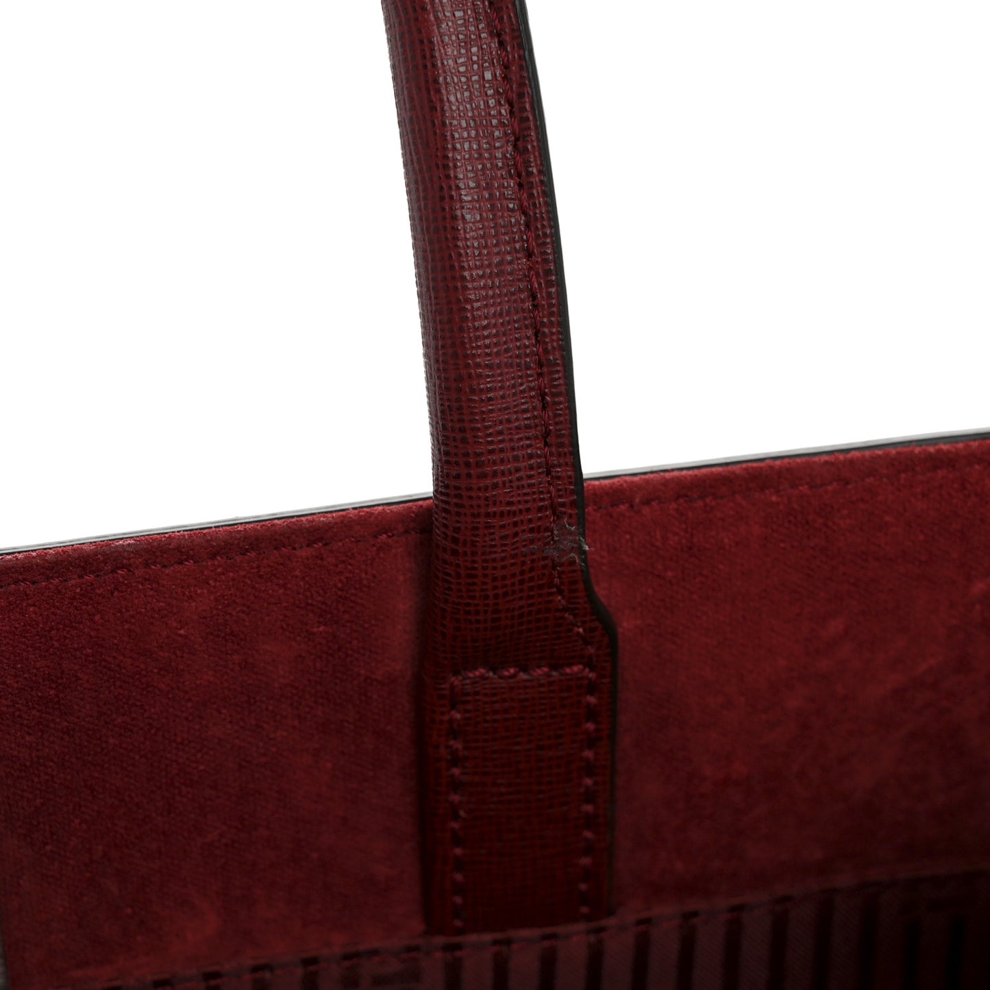 Vitello Elite Regular 2Jours Tote Rosso Scuro Ciliegia