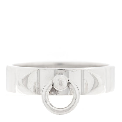 Hermes Sterling Silver PM Collier De Chien Ring 55 7.25 1 of 5