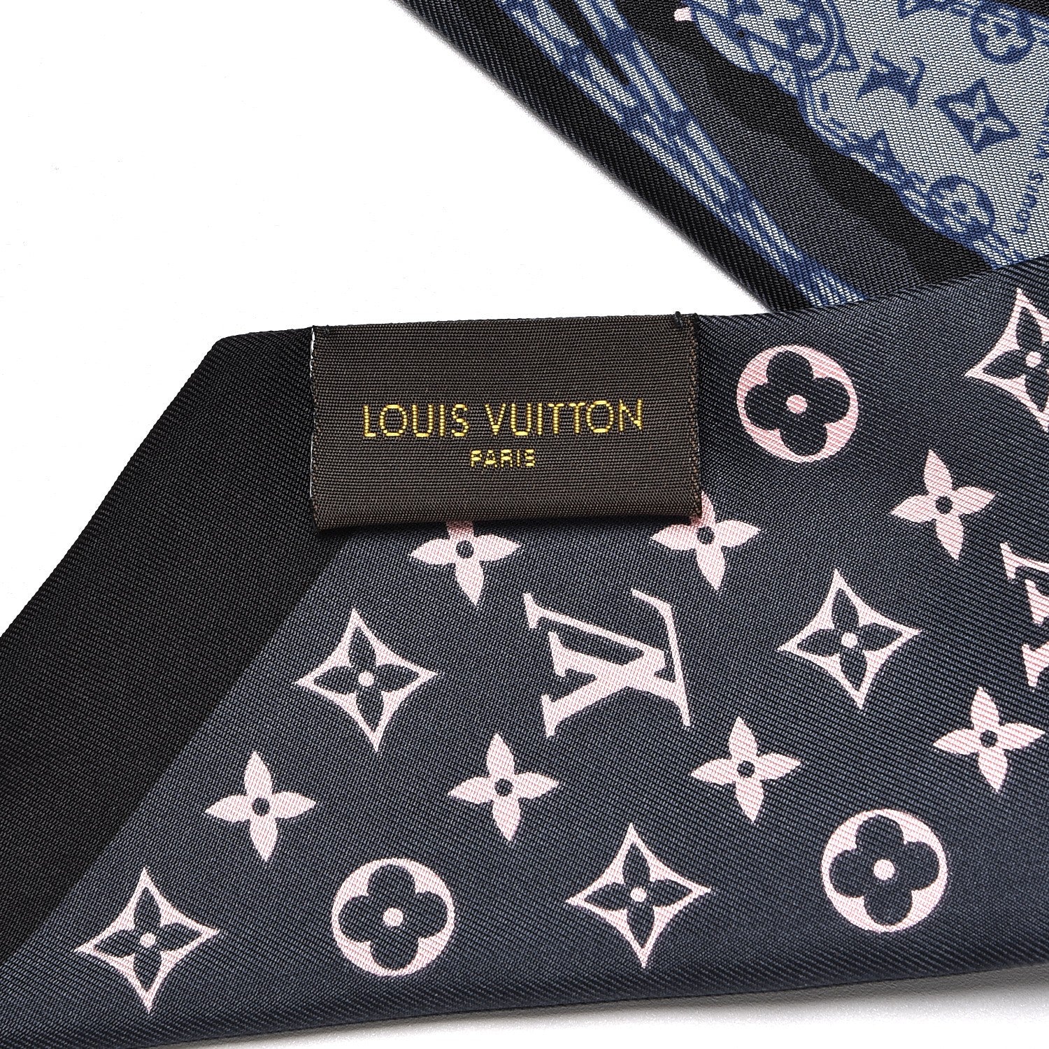 Louis Vuitton Silk Dreamonogram Bandeau Grey Glitter 4 of 4