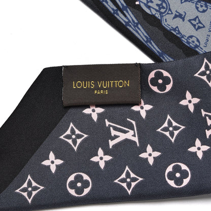Louis Vuitton Silk Dreamonogram Bandeau Grey Glitter 4 of 4