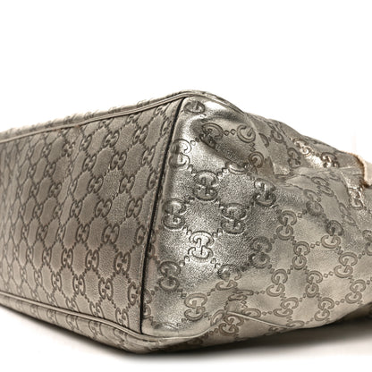 Gucci Metallic Guccissima Large Positano Tote Gold 10 of 11