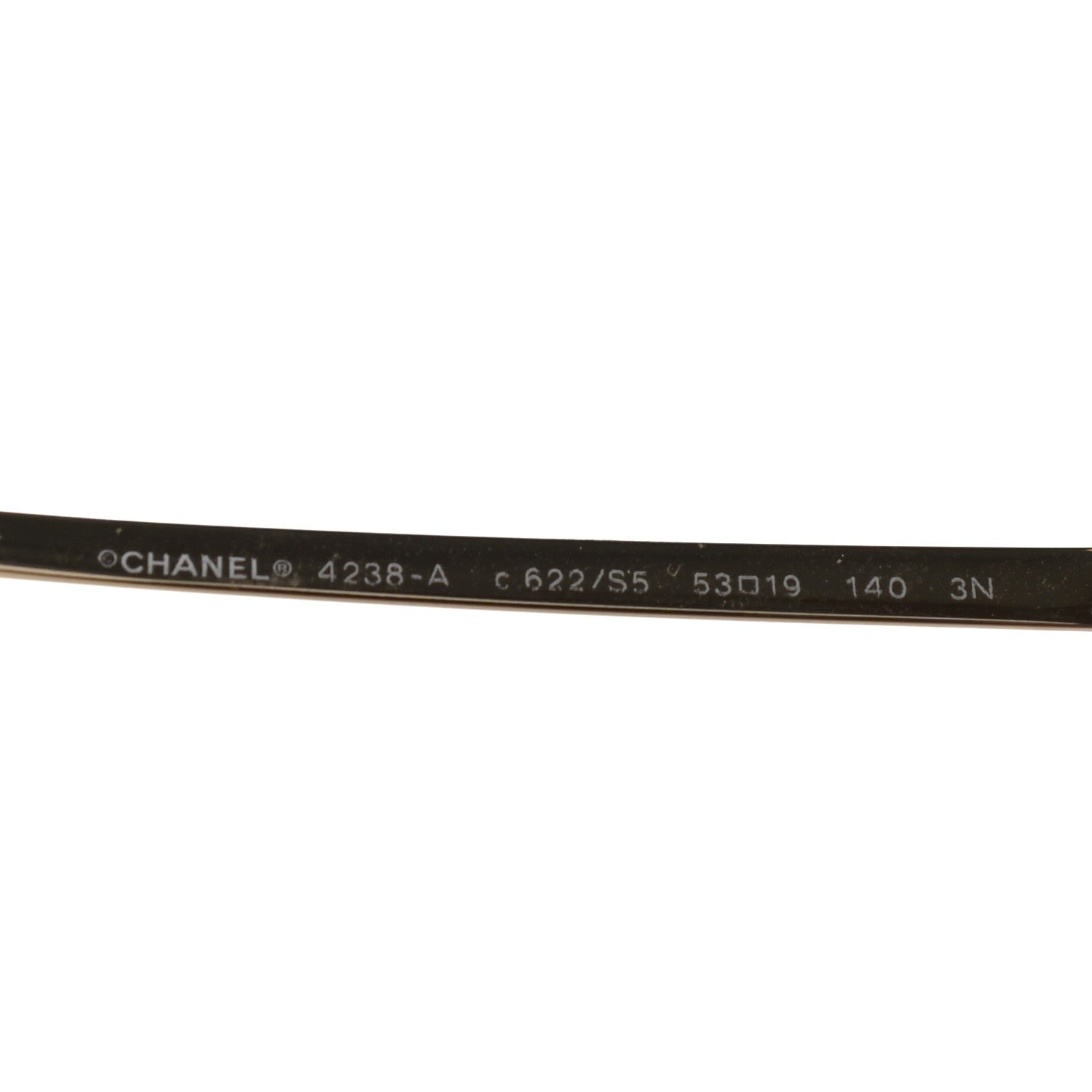 Chanel Acetate Quilted Metal Butterfly Sunglasses 4238-A Black 6 of 8