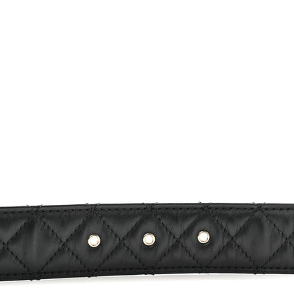 Chanel Lambskin Quilted CC Chain Belt 85 34 Black 3 of 7