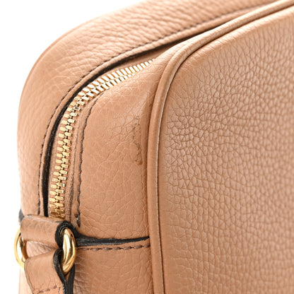 Gucci Pebbled Calfskin Small Soho Disco Bag Camelia 16 of 22