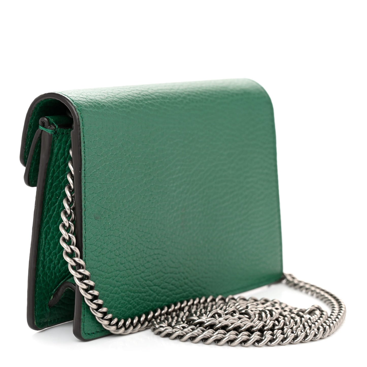 Dollar Calfskin Crystal Super Mini Dionysus Shoulder Bag Emerald