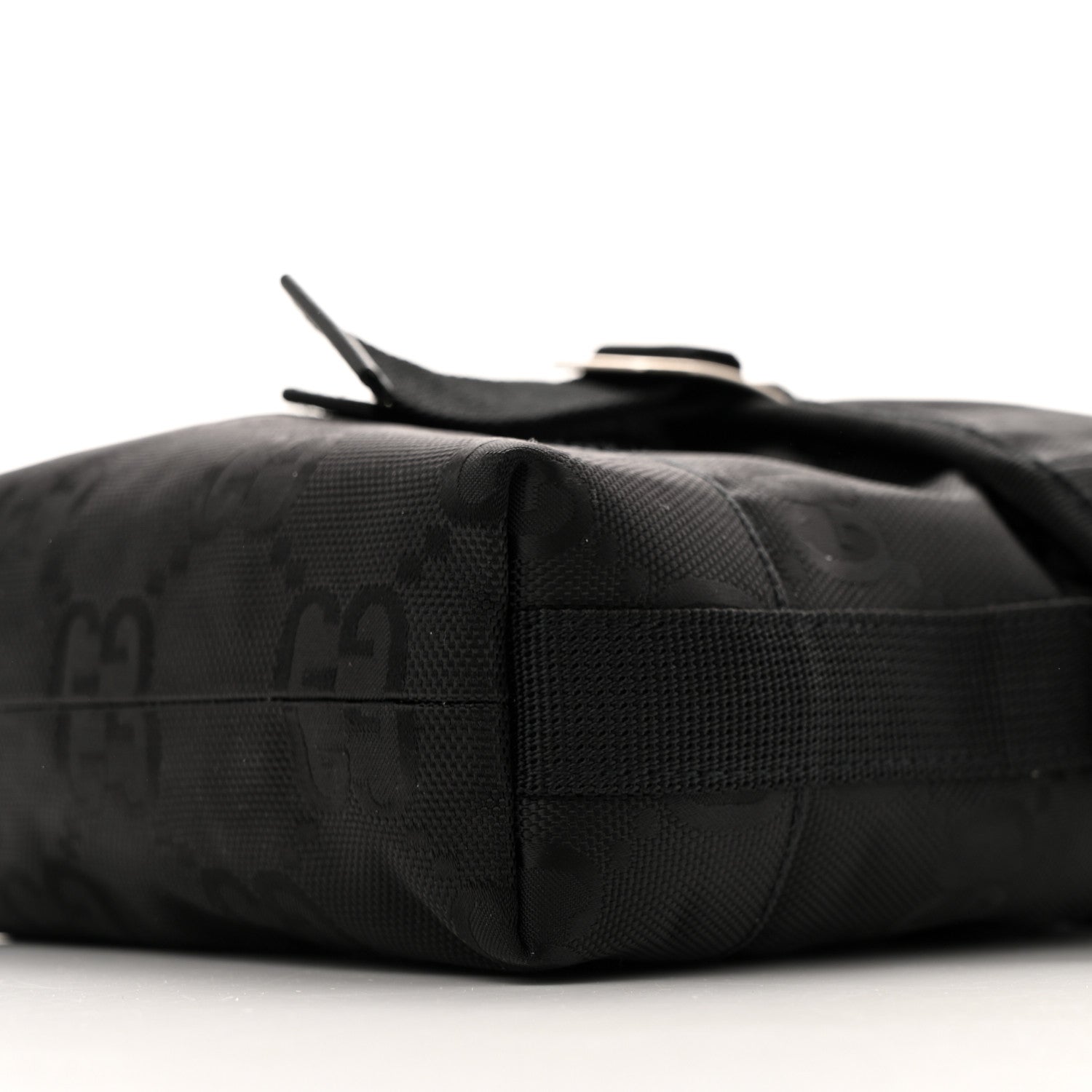 Gucci Econyl Nylon Monogram Off The Grid Messenger Bag Black 10 of 12