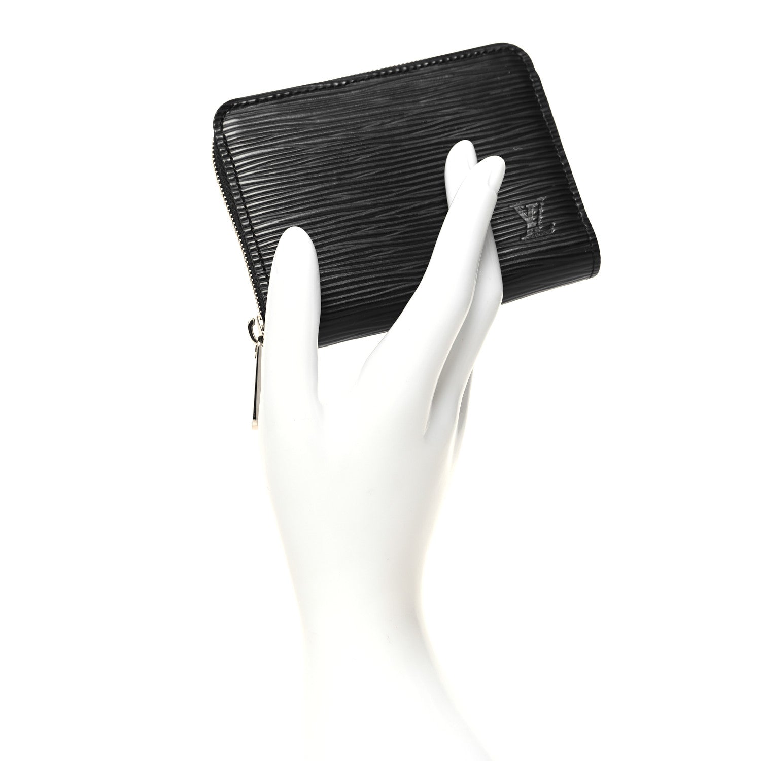 Louis Vuitton Epi Zippy Coin Purse Black 2 of 7