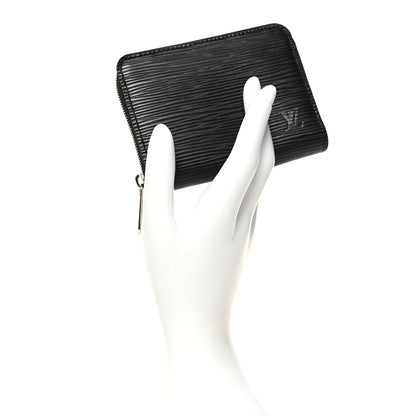 Louis Vuitton Epi Zippy Coin Purse Black 2 of 7