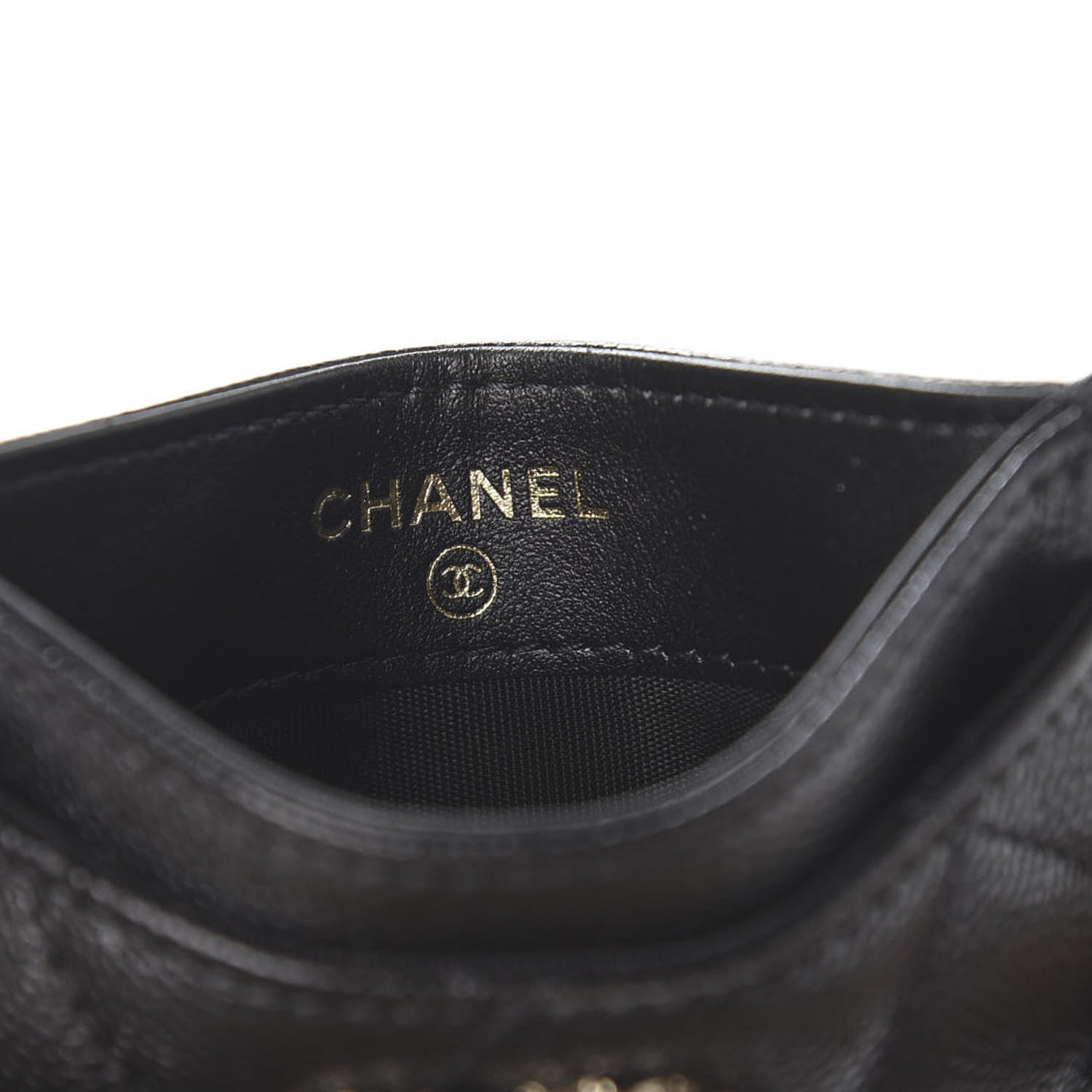 Chanel Caviar Quilted French New Wave Card Holder Black 6 of 8