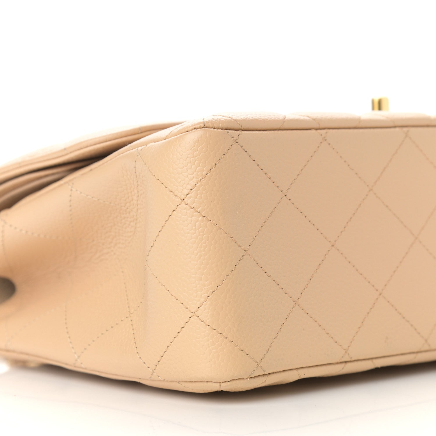 Chanel Caviar Quilted Jumbo Double Flap Beige 8 of 9