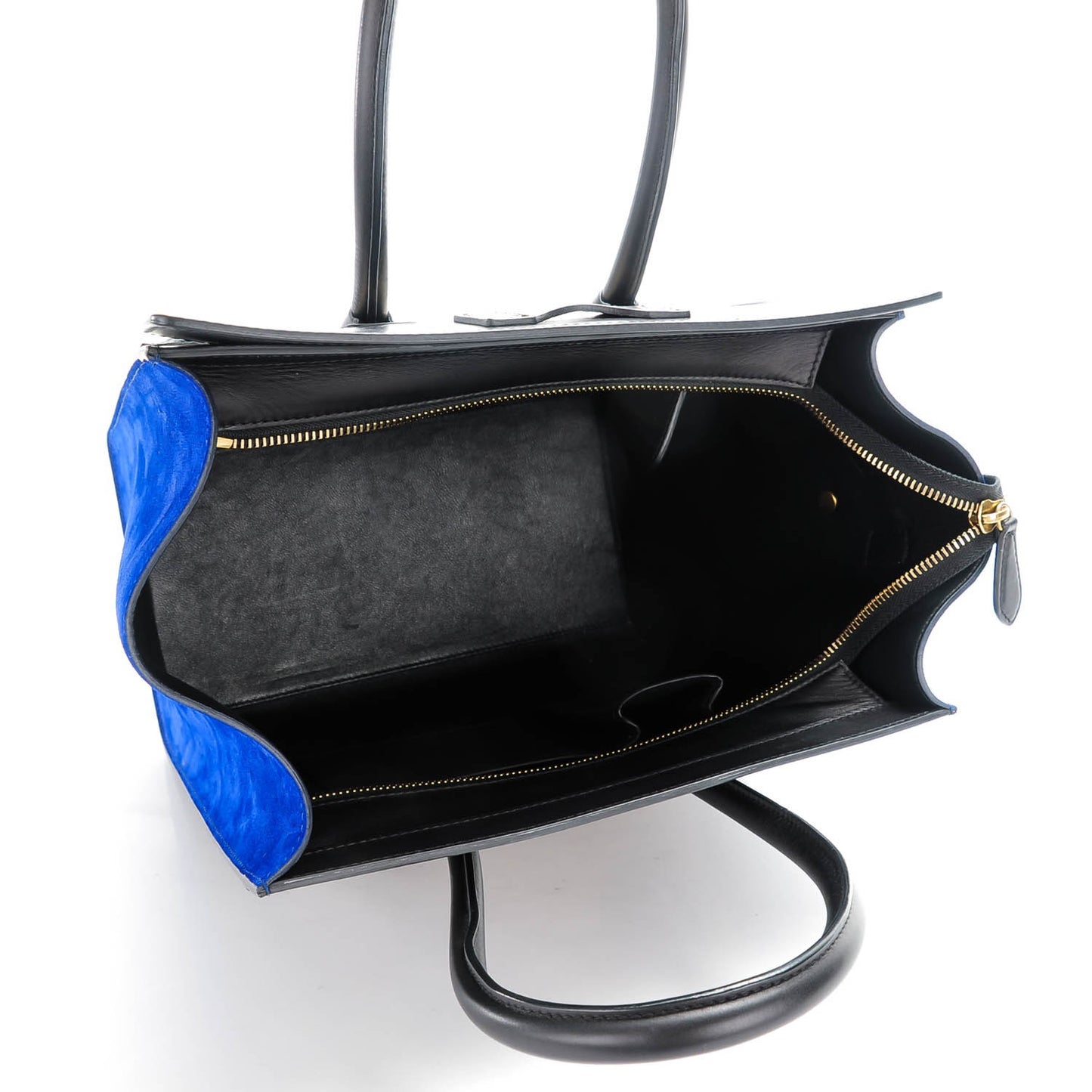 Textured Calfskin Mini Tri-Color Luggage Sand