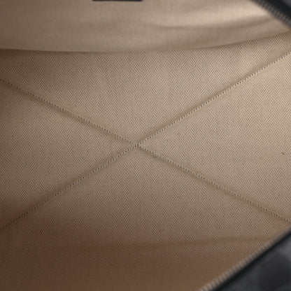 Gucci GG Supreme Monogram Calfskin GG Emblem Medium Duffle Bag Black 4 of 9