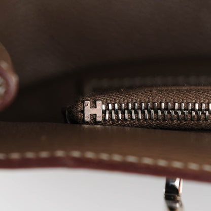 Hermes Taurillon Clemence Jypsiere 28 Etoupe 10 of 10