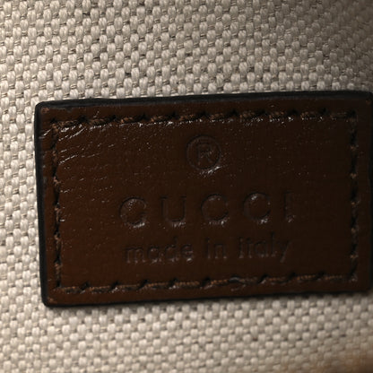 Gucci GG Supreme Monogram Azalea Calfskin Retro Interlocking G Multi-Function Bag Beige Ebony Brown Sugar 5 of 14