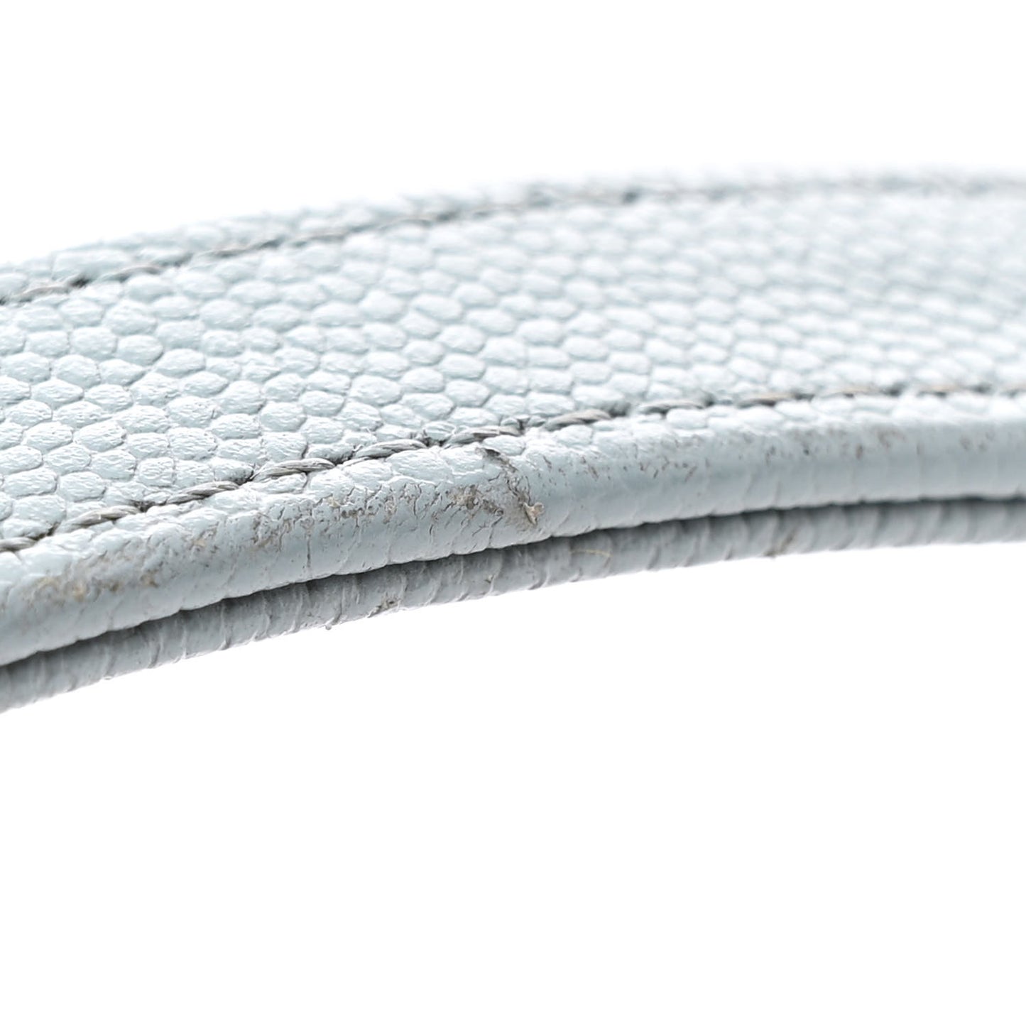 Caviar Quilted Small Business Affinity Flap Blue