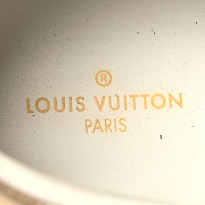 Louis Vuitton Calfskin Monogram Debossed Time Out Sneakers 40 Gold 9 of 9