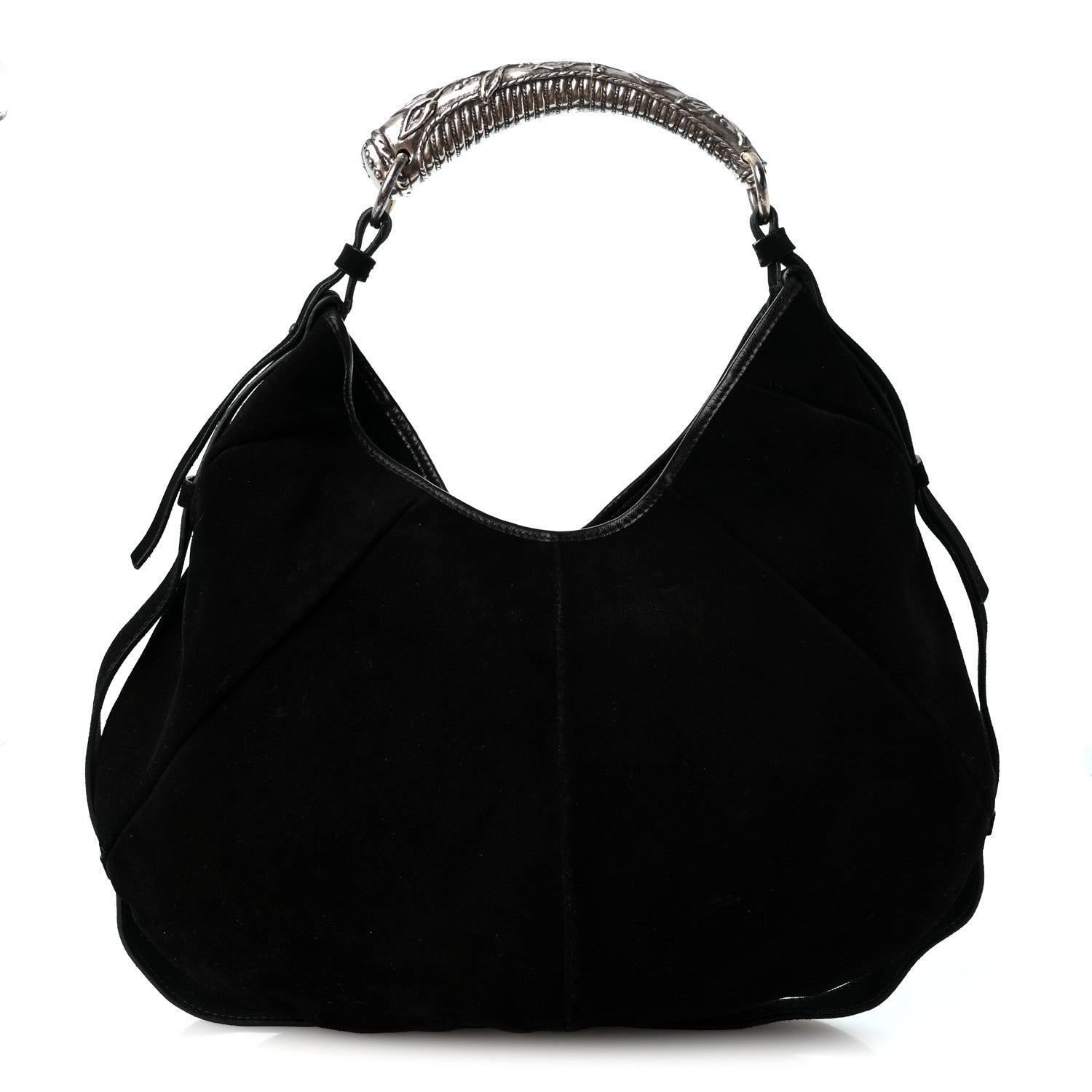 Saint Laurent Suede Medium Mombasa Black 1 of 12