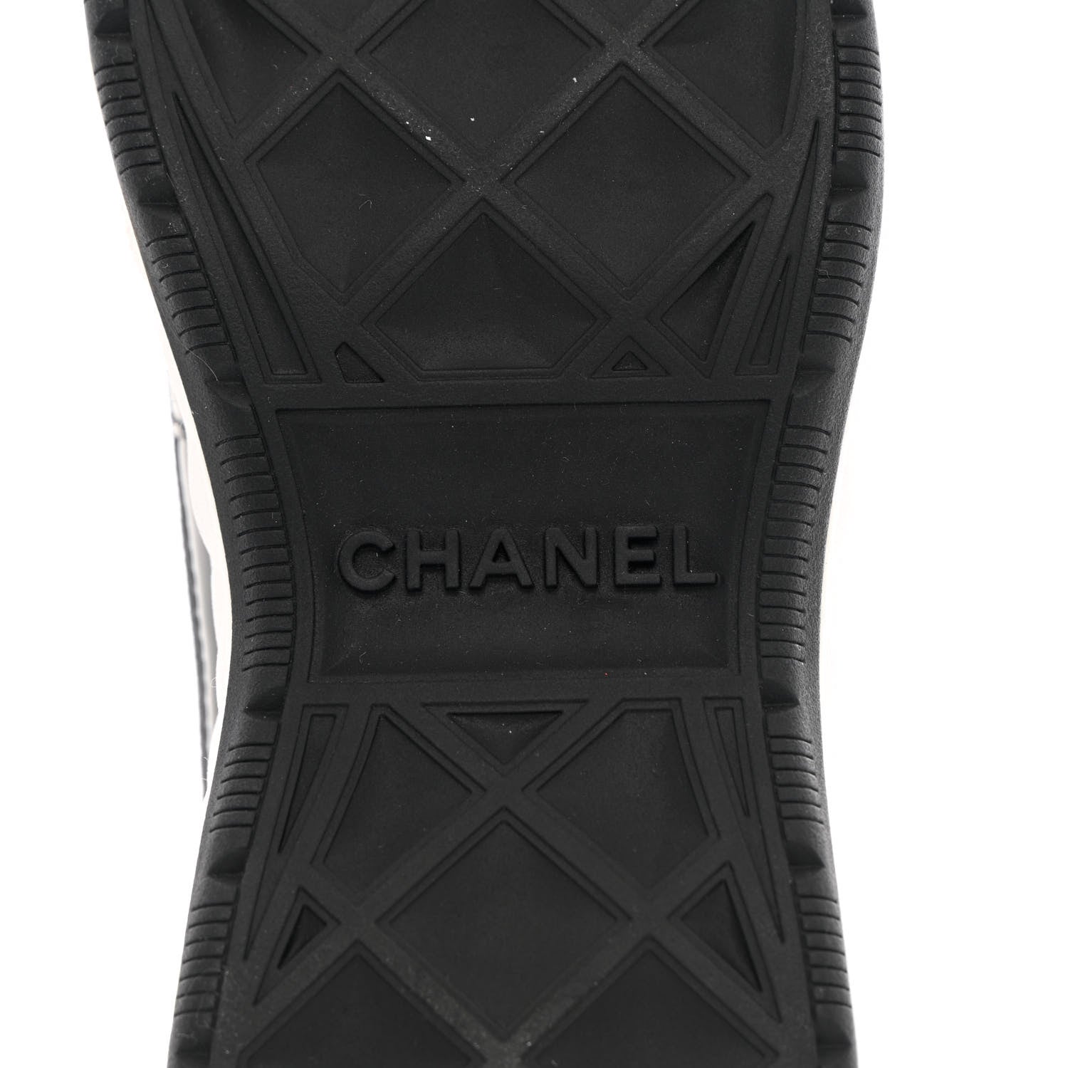 Chanel Velvet Calfskin Mixed Fibers CC Sneakers 36 Black 8 of 11