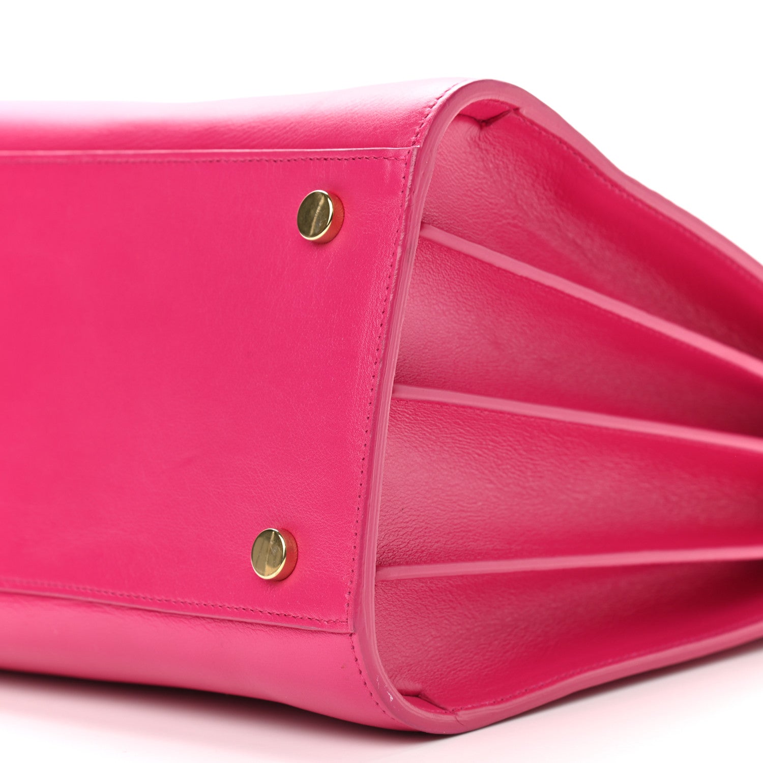 Saint Laurent Calfskin Small Sac De Jour Lipstick Fuchsia 9 of 12
