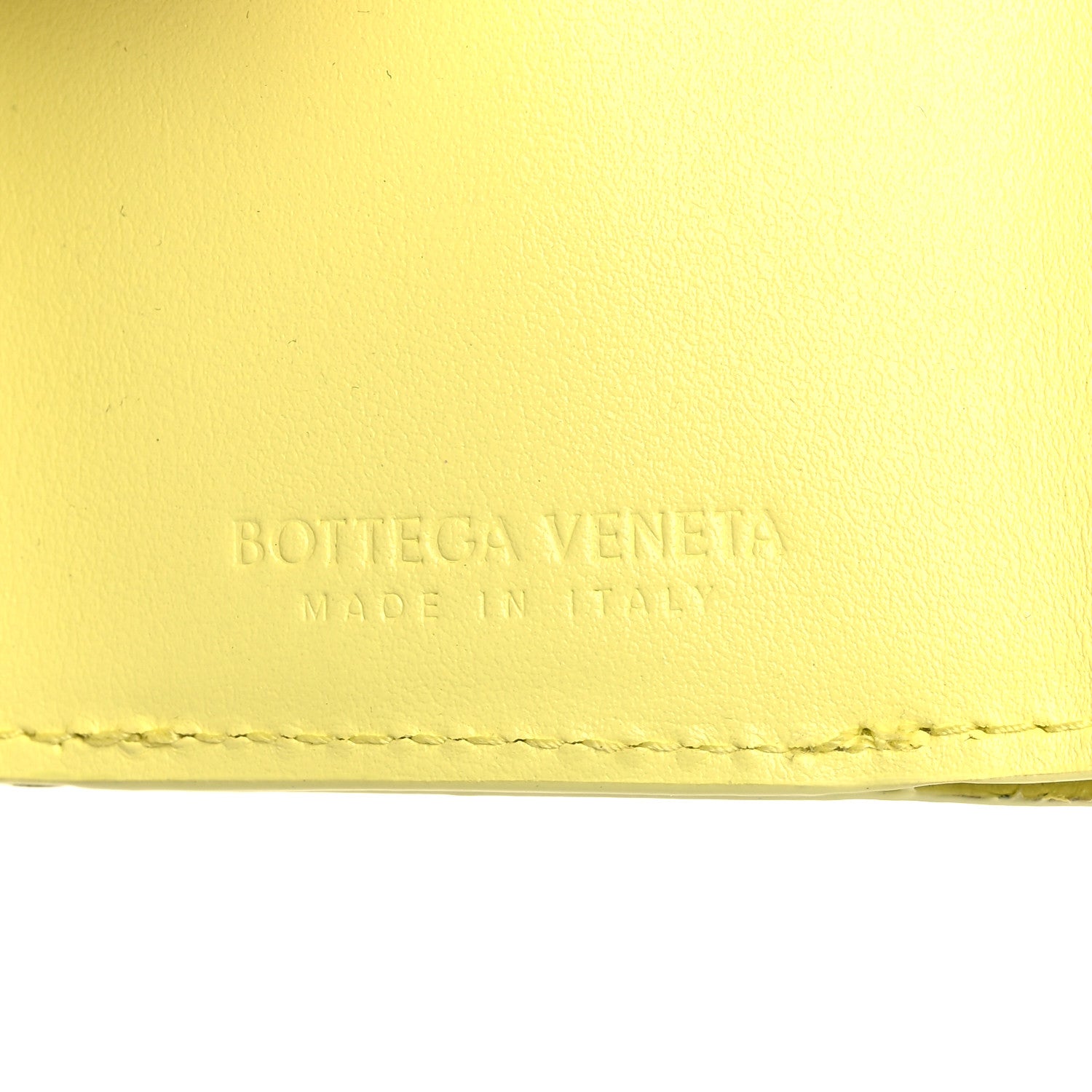 Bottega Veneta Nappa Intrecciato Tri-fold Wallet Yellow 6 of 6