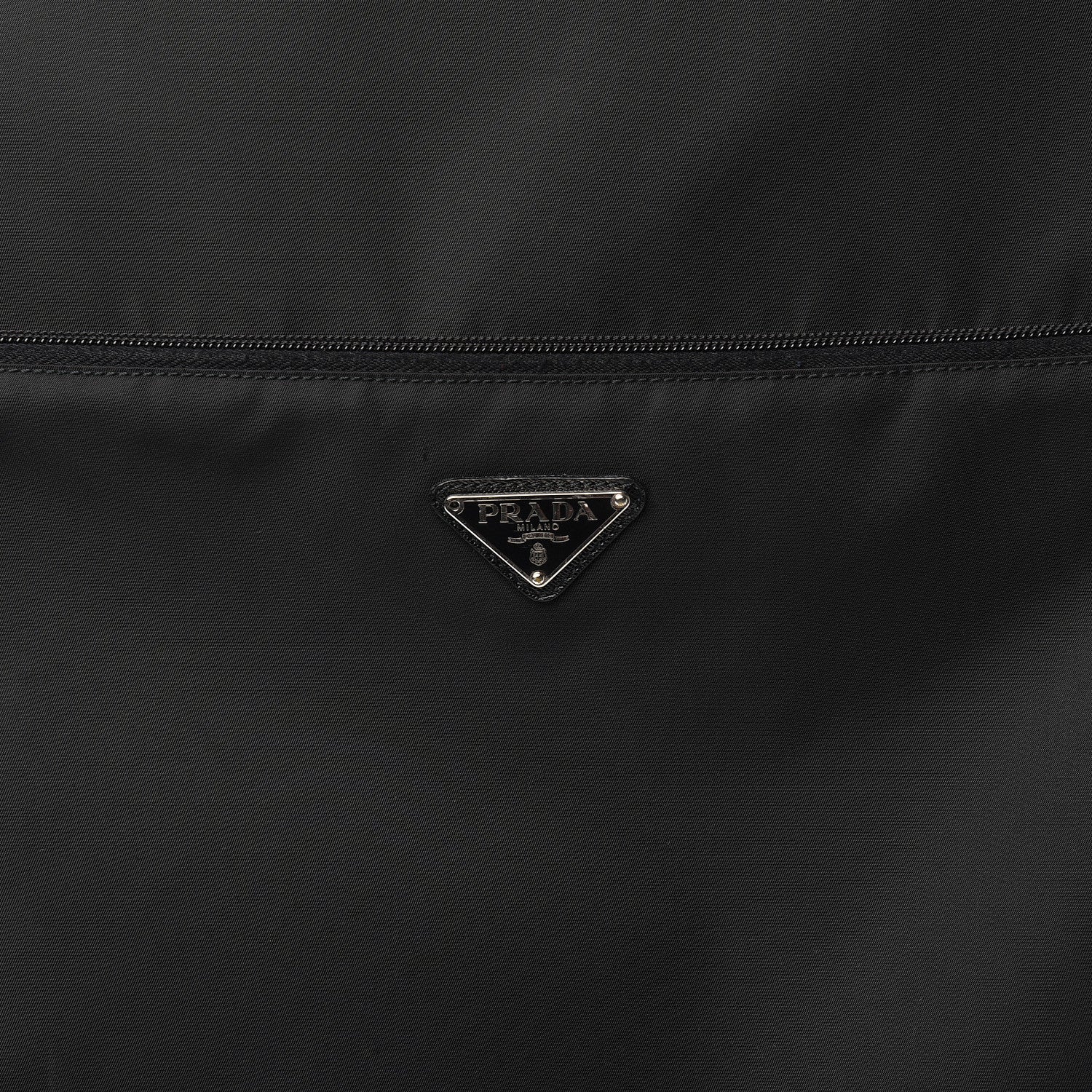 Prada Tessuto Nylon Saffiano Trolley Luggage Black 8 of 10