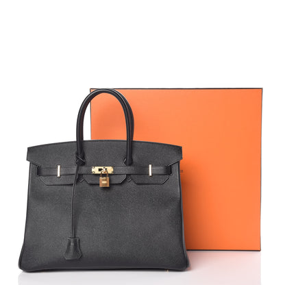 Hermes Epsom Birkin 35 Black 37 of 37