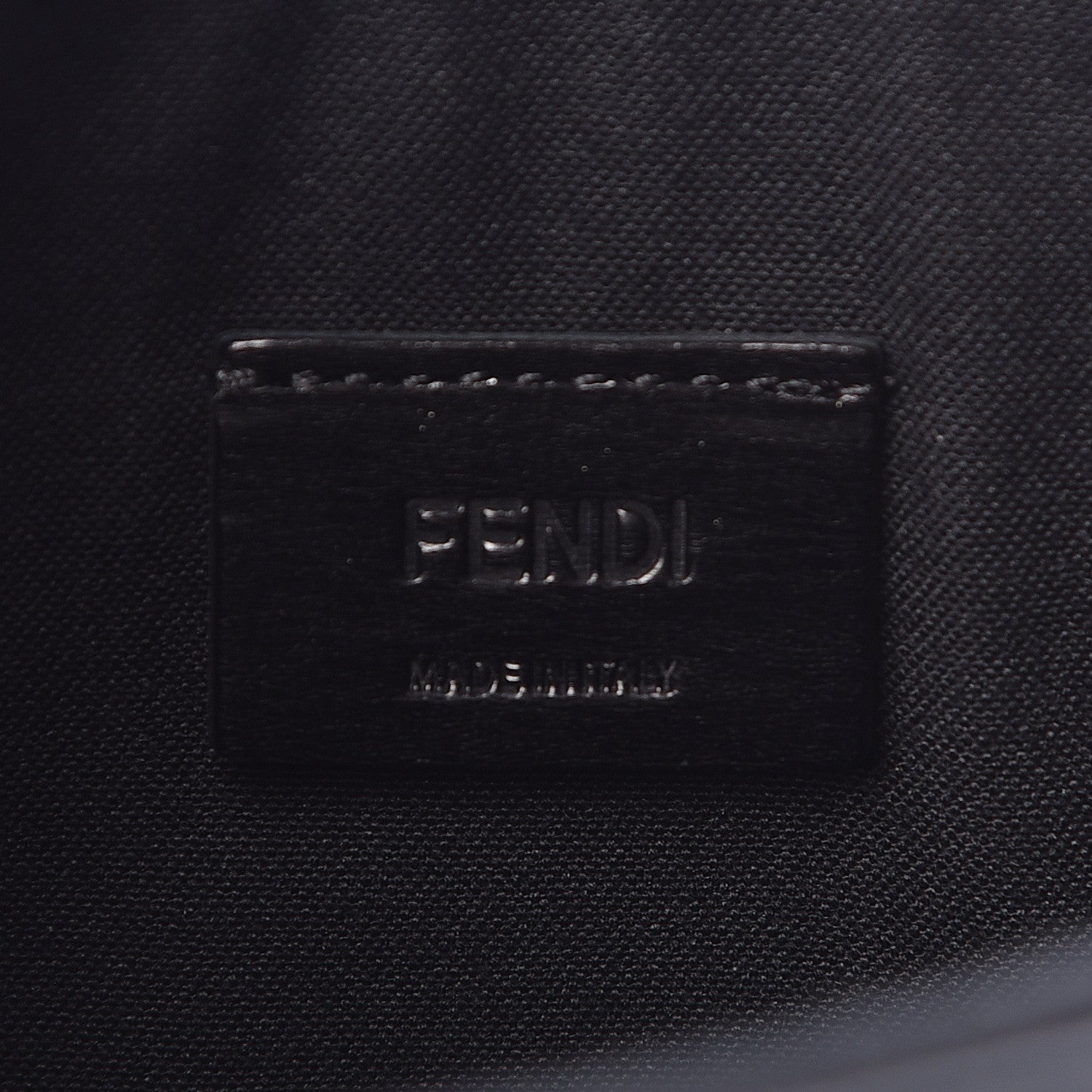 Fendi Vitello Baltico Mini Pouch Crossbody Pouch Black 6 of 11