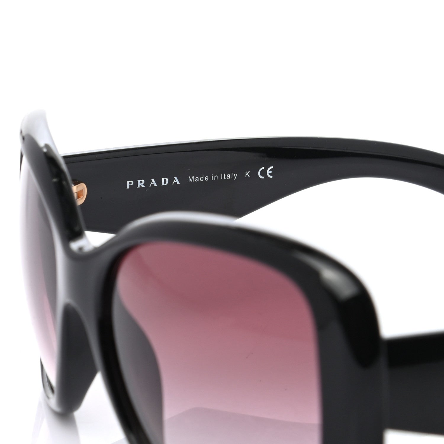 Prada Sunglasses SPR32 P Black 5 of 7
