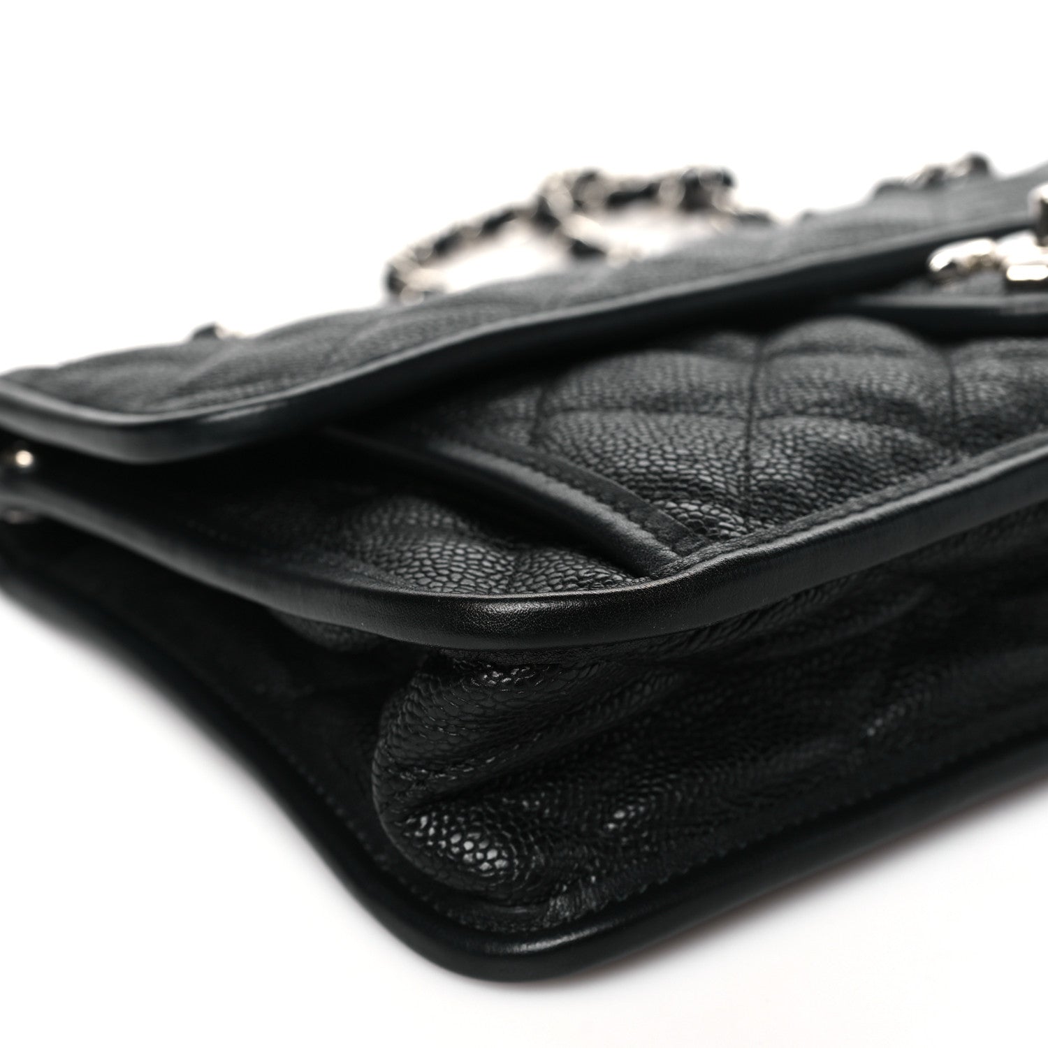 Chanel Caviar Quilted Medium French Riviera Flap Black 9 of 11