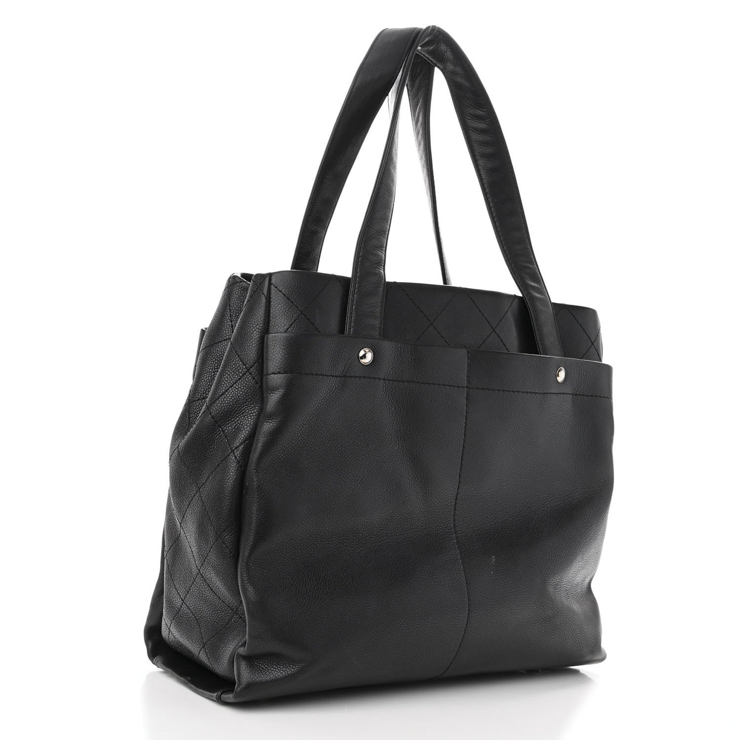 Caviar Executive Cerf Shopper Tote Black