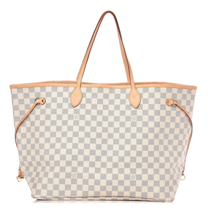 Louis Vuitton Damier Azur Neo Neverfull GM Rose Ballerine 1 of 13