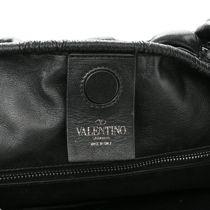 Valentino Garavani Nappa Spikeme Hobo Bag Black 6 of 9