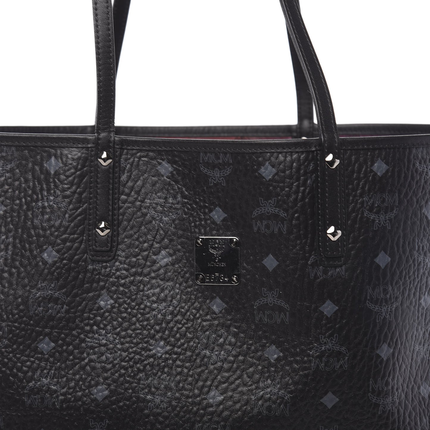Metallic Galaxy Visetos Medium Project Reversible Shopper Tote Black Multicolor
