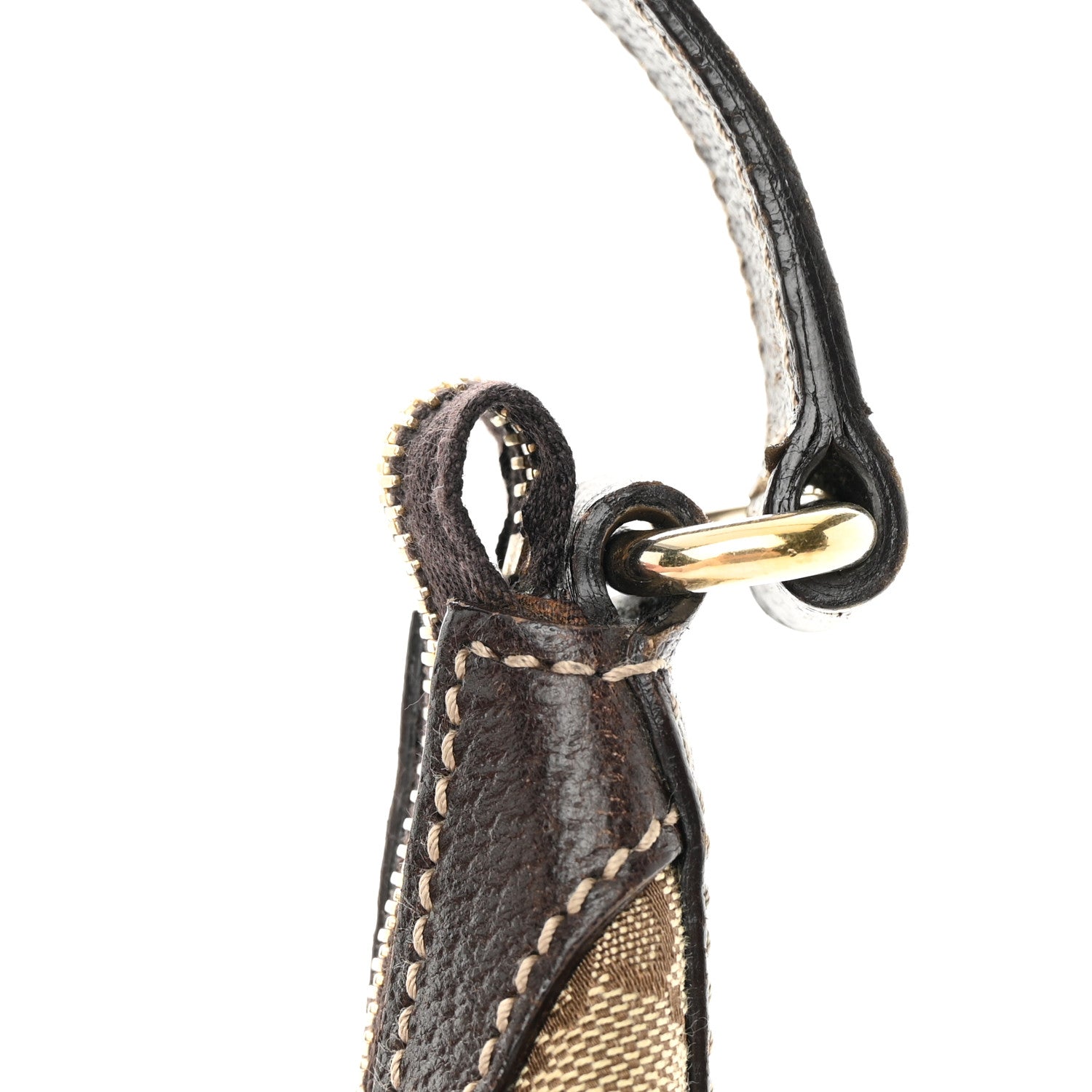 Gucci Monogram Charmy Hobo Brown 17 of 17