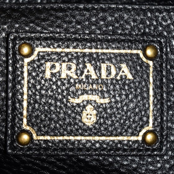 Prada Vitello Daino Expandable Zip Tote Nero Black 6 of 18