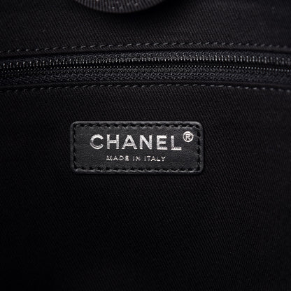 Chanel Lurex Boucle Small Deauville Tote Black 8 of 10