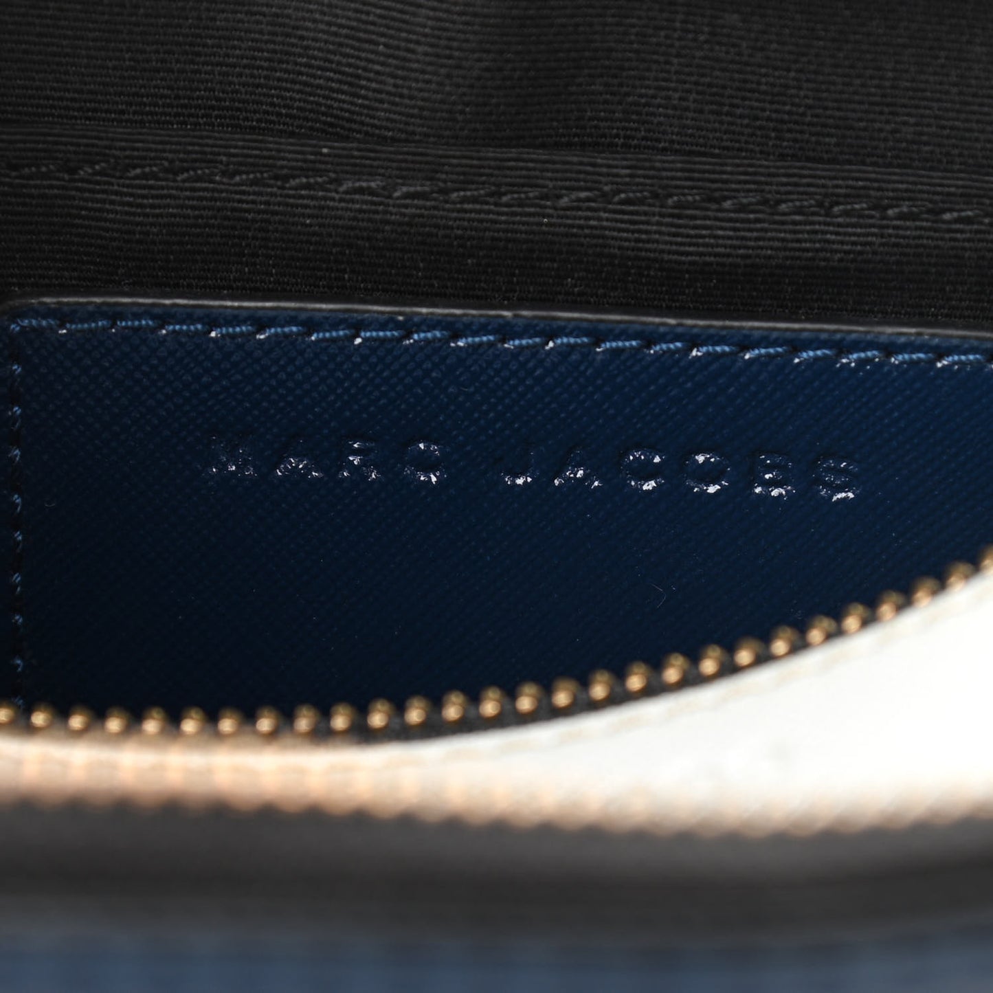 Saffiano Small Snapshot Camera Bag Blue Sea