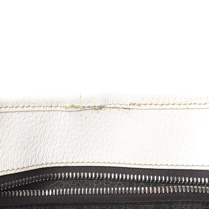 Prada Canvas Calfskin Shoulder Bag 7 of 17