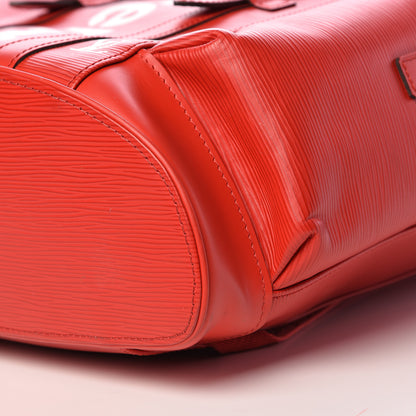 Louis Vuitton X SUPREME Epi Christopher Backpack PM Red 9 of 13