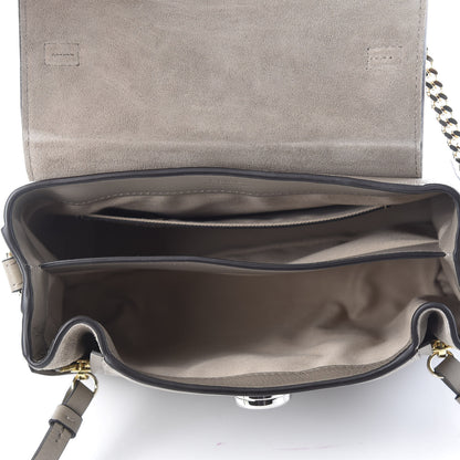 Chloe Calfskin Mini Faye Day Shoulder Bag Motty Grey 9 of 17