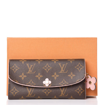 Louis Vuitton Monogram Bloom Flower Emilie Wallet 9 of 9