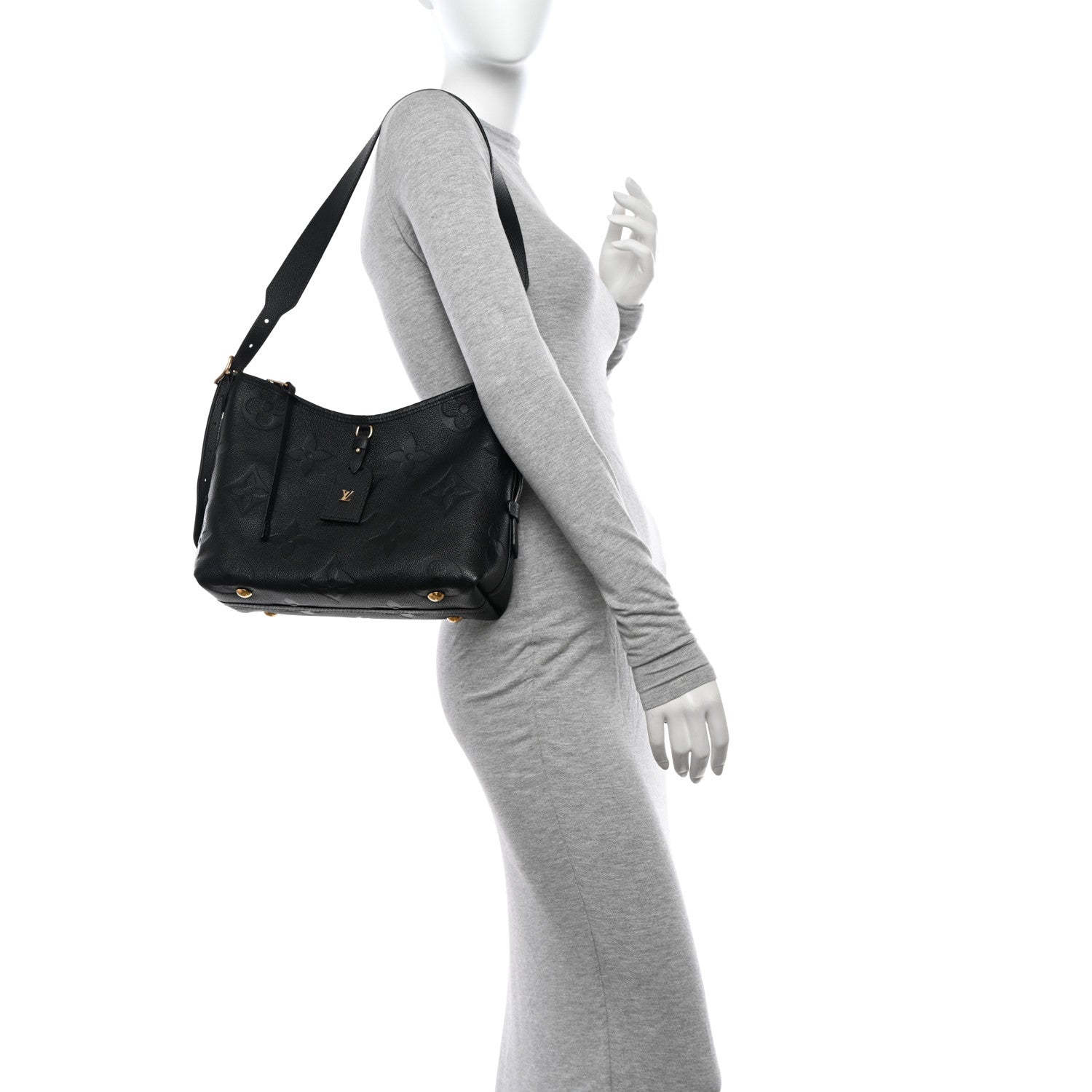 Louis Vuitton Empreinte Carryall PM Black 2 of 10