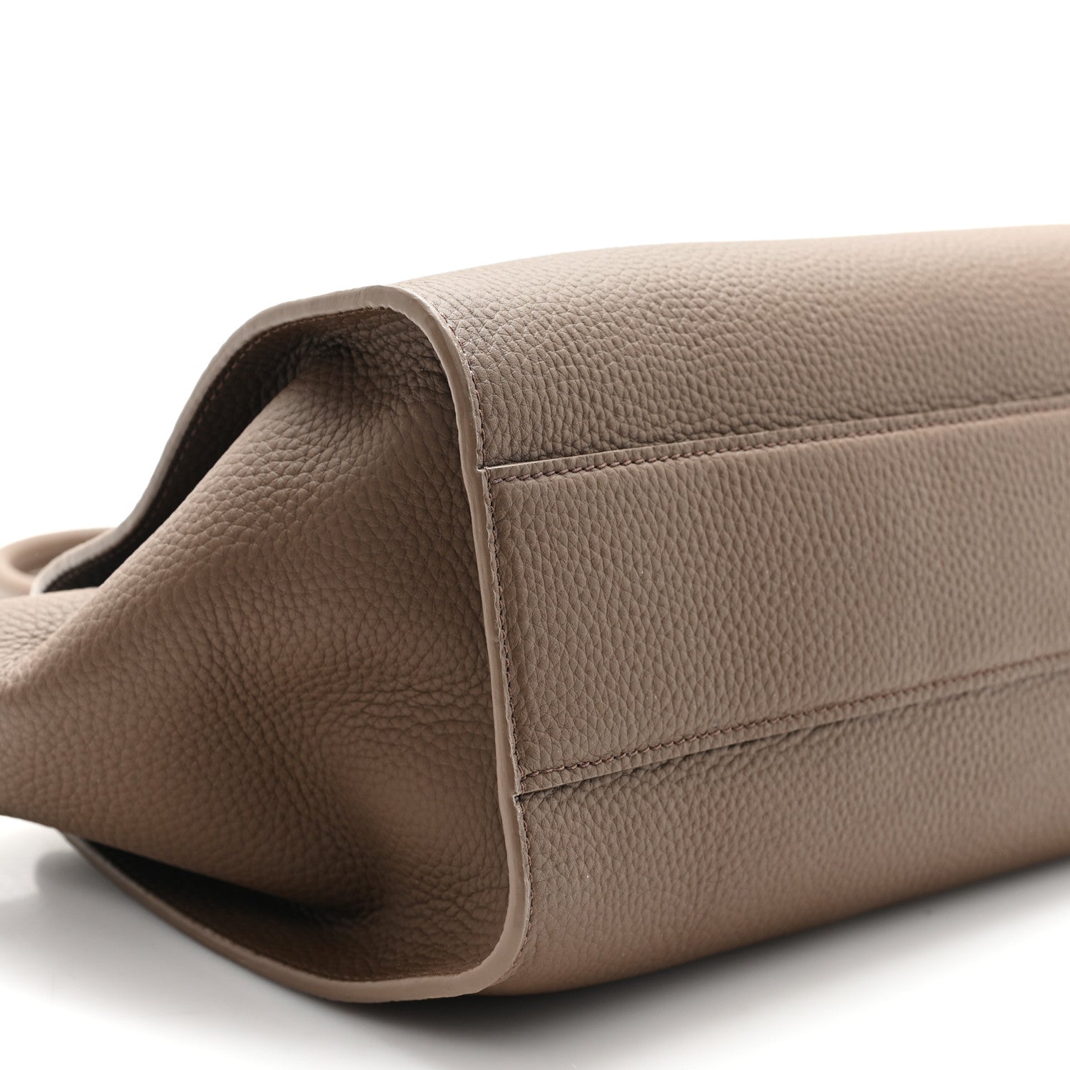 The Row Grained Calfskin Marlo 12 Tote Bag Dark Olive 8 of 9